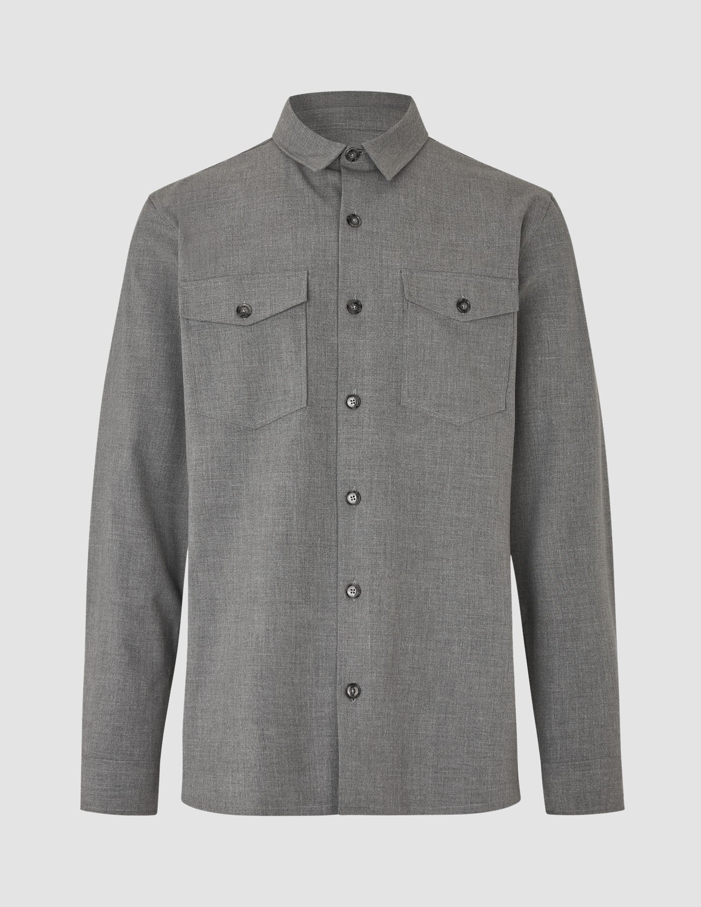Essential Overshirt Cloud Grey